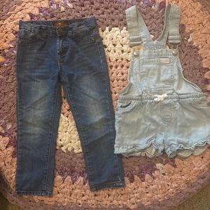7 For All Mankind Jean and overall